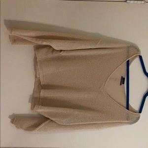 Urban Outfitters Beige Jersey Top size medium